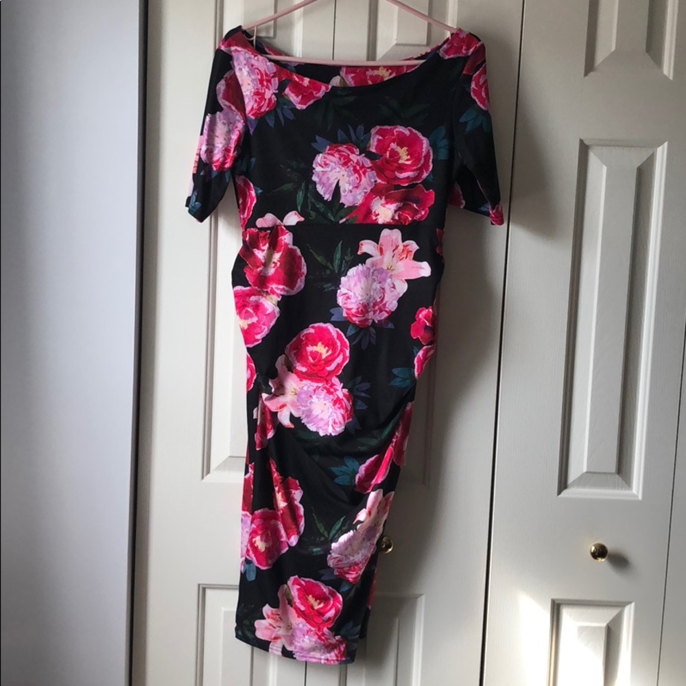 ASOS maternity Bardot dress with half sleeve